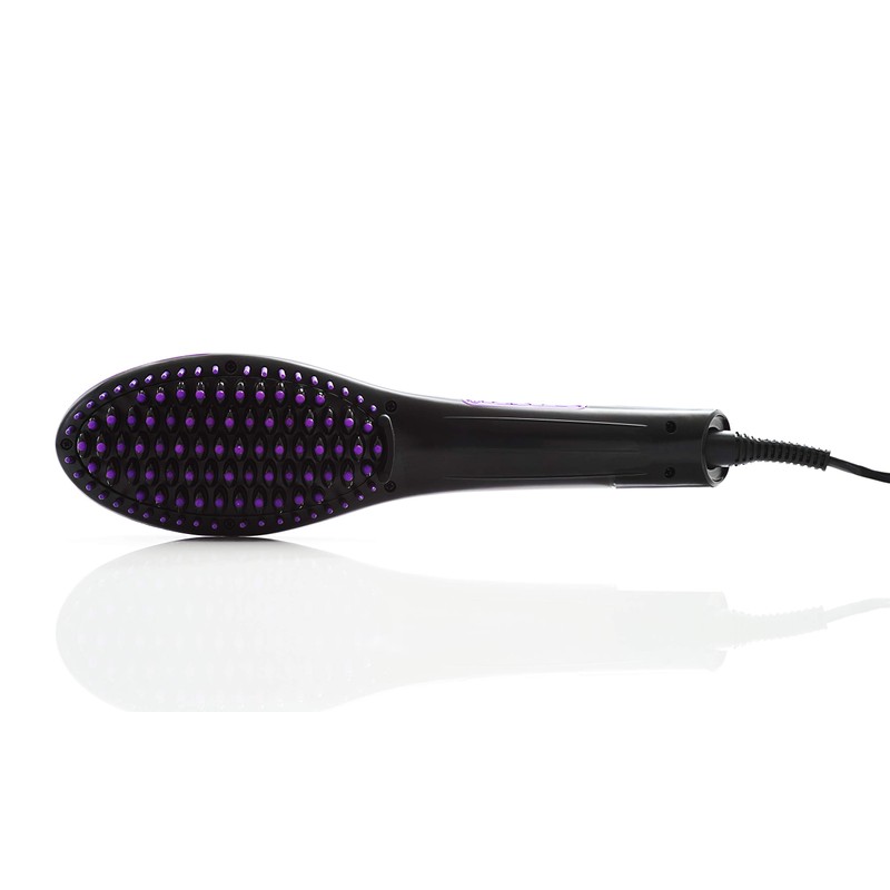 Fusion Ceramic Hair Straightening Brush in Purple