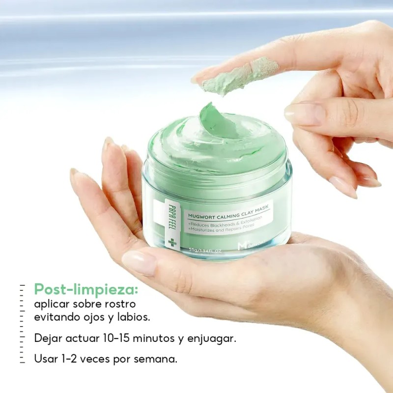 Papa Feel Mascarilla Facial Mugwort 55g X3 Control Acné Todo