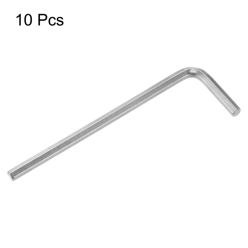 HARFINGTON 10pcs Hex Key Wrench 3/16" L-Shape Hexagon SAE Wrenches