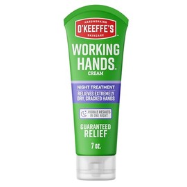 O'Keeffe's Working Hands Night Treatment Hand Cream, 7 Ounce Tube, (Pack of 1)