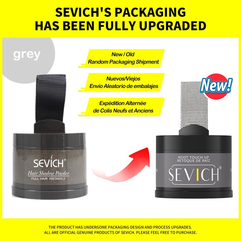 Sevich Hairline Powder: Instantly Conceals Hair Loss and Gray Roots,