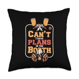 Detailing Car Spray Paint Kit Can Service Gifts I Have Plans in The Booth Automotive Vehicle Car Painter Throw Pillow, 18x18, Multicolor