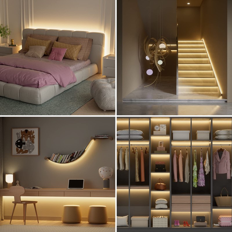 PAUTIX COB LED Strip Warm White 3000 K, 10 m