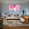 MAGJIUKE Chad American Flag Tapestry - Pink Michaell USA Flag