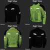 Vance Leather Viper Mens Hi-Viz Reflective Mesh Motorcycle Jacket w/CE