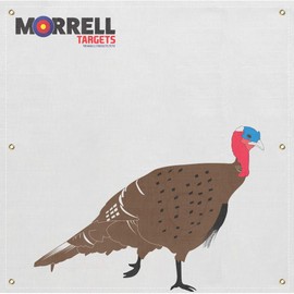 Morrell Actual NASP/IBO 3D Full Size Turkey Polypropylene Archery Target Face with Grommets, Multi, (Model: 814)