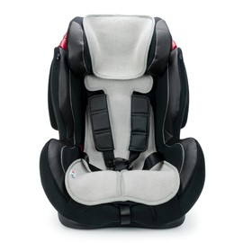 baby idea Universal-Autositzbezug AIR MESH 3D 9/36 Kg mit atmungsaktivem, erfrischendem und antibakteriellem Sitzbezug -MADE IN ITALY- Grau Einheit (1er-Pack)