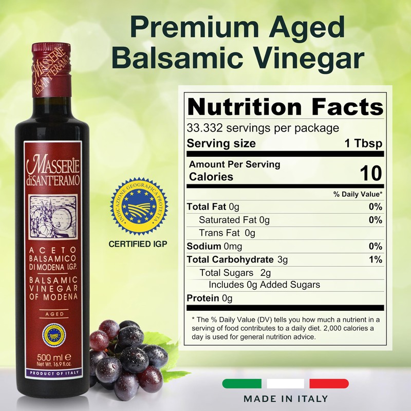 Italian Aged Balsamic Vinegar of Modena, Made in Italy, Aceto