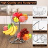 Livabber Fruit Basket Bowl with Banana Hanger, Fruit Vegetable Storage