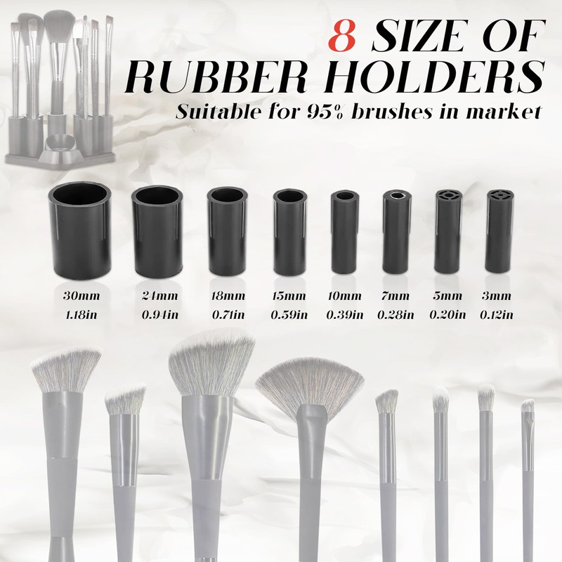 Shimsol Electric Makeup Brush Cleaner Dryer Machine, Automatic Brush Spinner