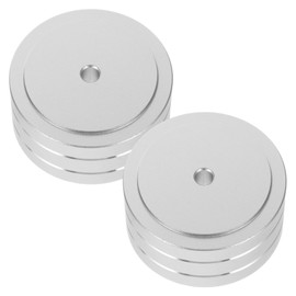 TEHAUX 2pcs Vibration Aluminum Alloy Speaker Isolation Feet Pads for Amplifiers Durable Cushions for Enhanced Audio Performance and Noise Reduction for HiFi Systems and Turntables