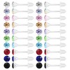 AoedeJ 40 Pcs Colorful Earrings Cubic Zirconia Earrings Studs With