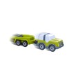 HABA Kullerbü 306687 Off-Road Vehicle with Trailer, Toy Vehicle from