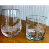 Key West Map - Stemless Wine Glasses Set of 2