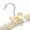 Wonafa 5 Pcs Satin Padded Hangers for Women Clothing, Sweater