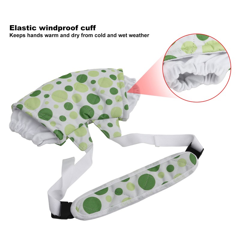 Winter Hand Muffs Windproof Thermal Gloves Cold Weather Zippered Pockets