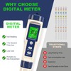 Pool Salt Tester & PH Meter - 5-in-1 Digital TDS