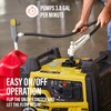 DeWay Battery-Powered Stick Fuel Transfer Pump with Hand Trigger Nozzle,
