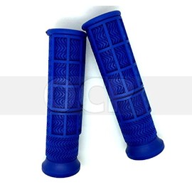 Blue ATV Handlebar Hand Grips Compatible with Honda Atc110 Atc125 Atc185 Atc200 Atc250 Atc300 Atc350 Trx200 Trx250 Trx300 Trx350 Trx400 Trx450 Trx500 Trx550 Trx600 Rancher Foreman Trx700
