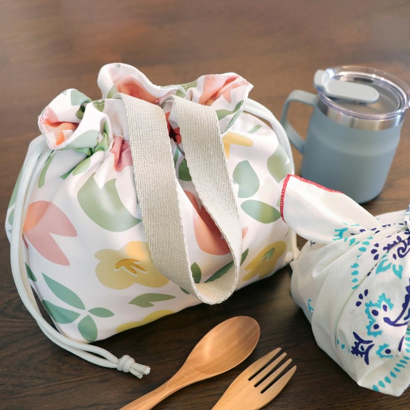 LIV PLUS LV-0012 Keepie Insulated Bag Lunch Bag Drawstring 4L