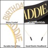 Aprince Birthday Baddie Sash and Tiara Crown for Women Girls