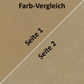 100 x Vintage Kraft Paper DIN A4 140 g - 2-Colour Natural Brown/Grey Recycled Paper, Ecological Letter Sheet Letter Paper