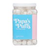 Papa's Puffs Cotton Candy Flavored Pure Sugar Candy - Individually Wrapped in Resealable Tub -- Fat-Free, Gluten-Free, Cholesterol-Free - Manufactured in the USA