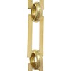 RCH Hardware Decorative Polished Solid Brass Chain for Hanging, Lighting