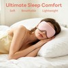 Double-Sided Sleep Mask 2 Pack, Warm Cool Two-Side Design, Soft