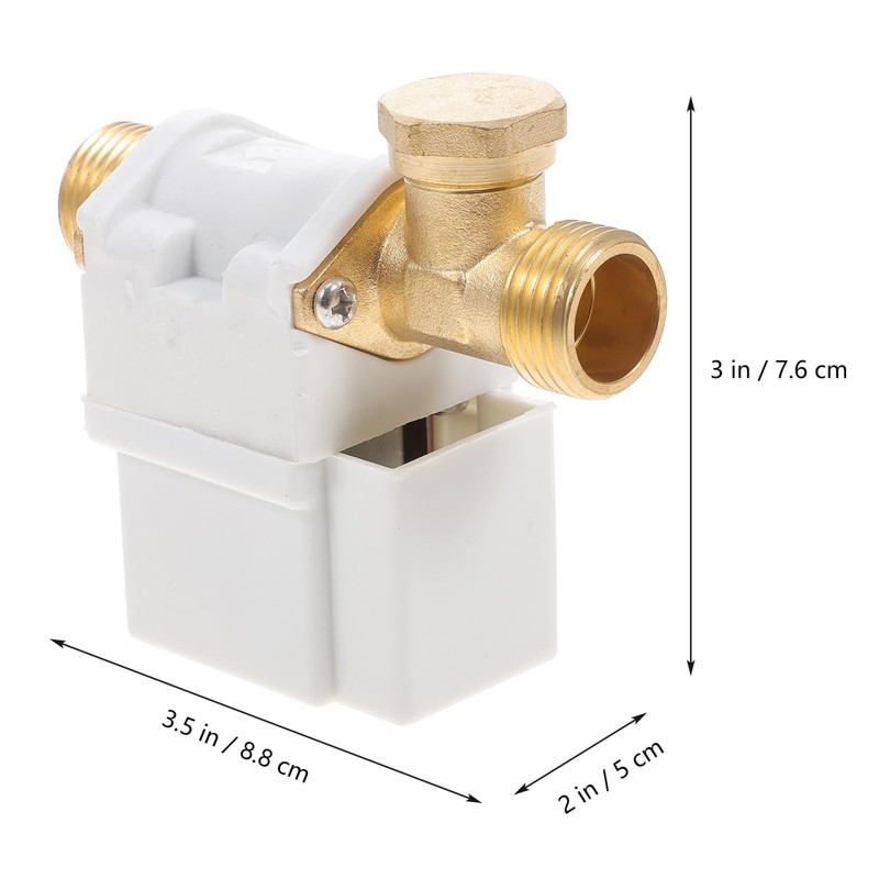 UEETEK 1/2 Inch 12 V Electric Solenoid Valve for Water