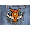 Ivamis Wild Hog Biker Patch with big Tusks - 4.5x4