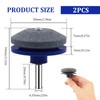 2 Packs Lawn Mower Blade Sharpener Blue Garden Tool Sharpener