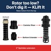 KLift-It Rotor Sprinkler Riser Extender - 2 inch Coupler with
