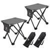 Opliy Camping Stool 2 Pack,13.5 Inch Portable Folding Stool for