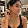 Yy. 2pzs 45cm Collar Y Aretes Con Diseño De Enredadera