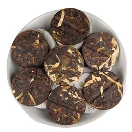 Pu-Erh Tea，Premium Pu-erh Tea，Chenpi/Orange Peel puercha ，pu erh tea bags，pu-er ripe（shou） tea普洱熟茶 (Orange Peel puerh)