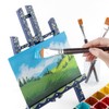 Transon Flat Paint Brush Set 3pcs for Acrylic Watercolor Gouache