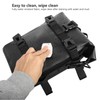 Alomejor Motorcycle Crash Bar Bag Black Waterproof Quick Release Universal