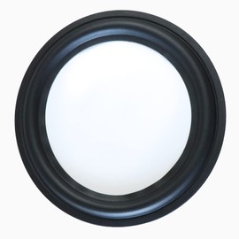 SPATHIPHYLLUM 2pcs 8 inches Speaker Rubber Edge Subwoofer Surround Rings Replacement Parts for Speaker Repair or DIY