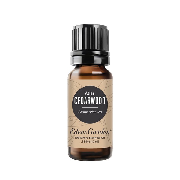 Edens Garden Cedarwood- Atlas Essential Oil, 100% Pure Therapeutic Grade (Undiluted Natural/Homeopathic Aromatherapy Scented Essential Oil Singles) 10 ml