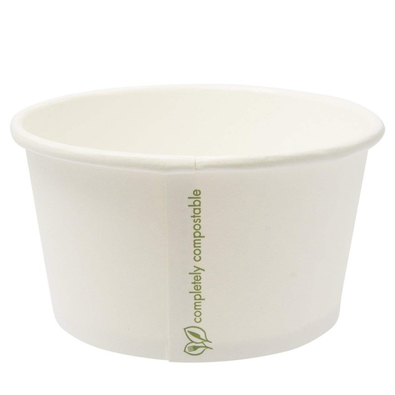Vegware Compostable Soup Containers 12oz / 340ml Pack of 25