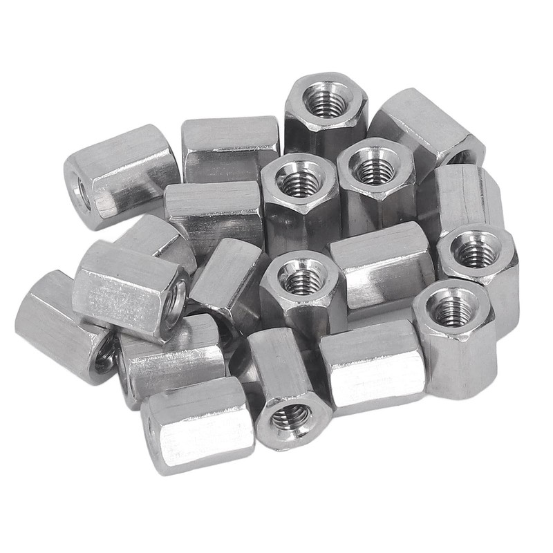 Hex Coupling Nut Stainless Steel M4 X 0.7 8 L10mm