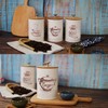 Kitchen Containers Set of 3 for the Coffee Bar -Metal