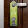 Bad Mood or Good Mood Door Hanger with Paw Motif