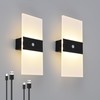 Rechargeable Wall Sconces Set of 2,Magnetic Wireless Led Wall Lamp,