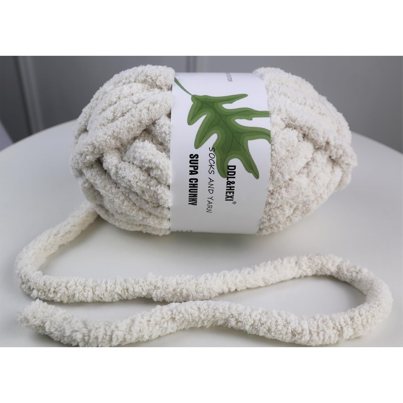 DDL&HEXI 2 Park Super Chenille hilo grueso, kit para hacer
