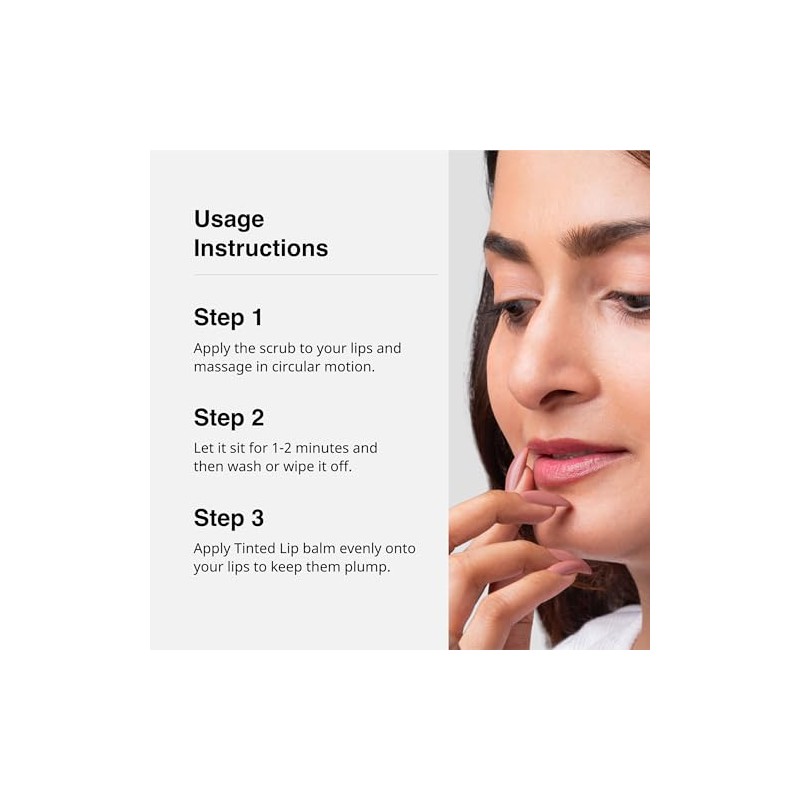 CureSkin Combo de Exfoliante Labial Aclarante + Bálsamo Labial con
