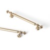 Goo-Ki 6 Pack Champagne Bronze Kitchen Drawer Pulls Cabinet Hardware