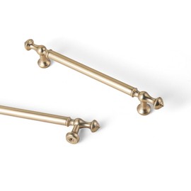 Goo-Ki 6 Pack Champagne Bronze Kitchen Drawer Pulls Cabinet Hardware - 5.04"(128mm) c-c Modern Bar Pull Dresser Handles for Cupboard Closet Wardrobe, 6804CB-128