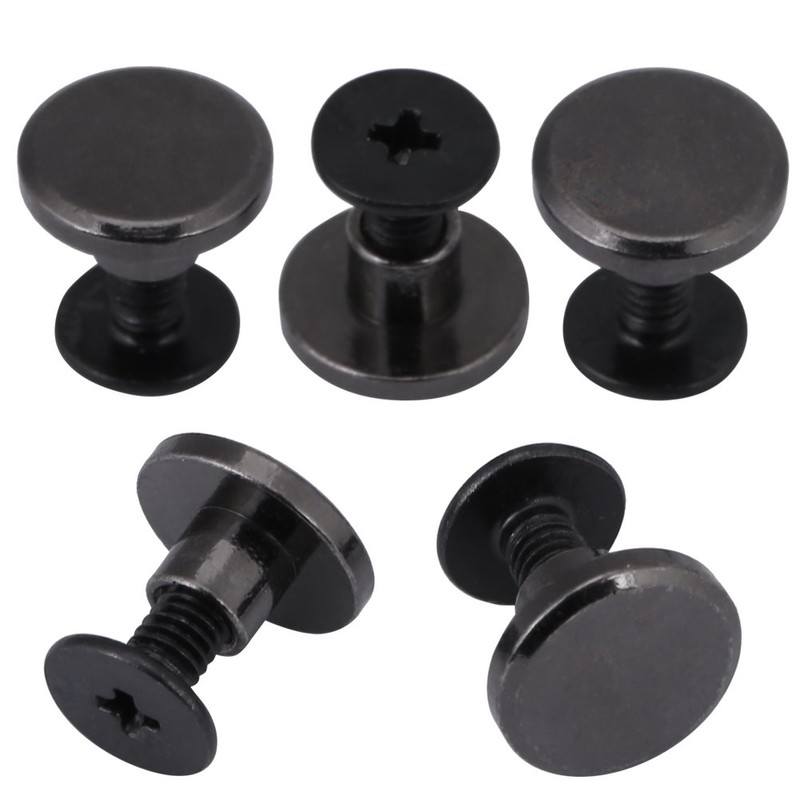 Wytino Brass Rivet, 20sets Rivet Buttons Press Studs Brass Flat